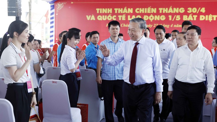 Toàn văn nội dung nói chuyện của Tổng Bí thư, Chủ tịch nước Tô Lâm với công nhân, người lao động Thành phố Hồ Chí Minh