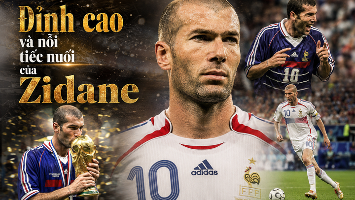 Mỗi ngày một ngôi sao World Cup: Đỉnh cao và nỗi tiếc nuối của Zidane