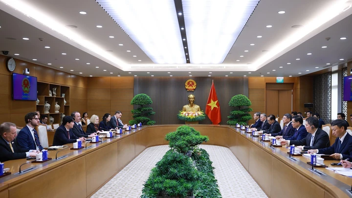 Thủ tướng Lê Minh Hưng tiếp Đại diện Thương mại Hoa Kỳ