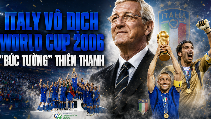 World Cup trong tôi: Nghệ thuật phòng ngự đỉnh cao giúp tuyển Italy vô địch World Cup 2006