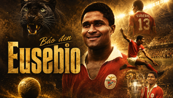Mỗi ngày một ngôi sao World Cup: "Báo đen" Eusebio