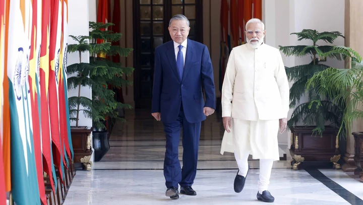 Tổng Bí thư, Chủ tịch nước Tô Lâm và Thủ tướng Ấn Độ Narendra Modi gặp hẹp