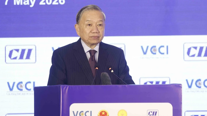 Tổng Bí thư, Chủ tịch nước Tô Lâm phát biểu khai mạc tại Diễn đàn Hợp tác Thương mại - Đầu tư - Du lịch Việt Nam - Ấn Độ