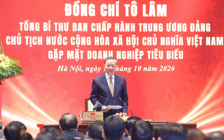 Tổng Bí thư, Chủ tịch nước Tô Lâm: Doanh nghiệp vững mạnh góp phần bồi đắp sức mạnh quốc gia