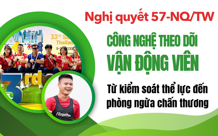 Nghị quyết 57-NQ/TW: Công nghệ theo dõi vận động viên - Từ kiểm soát thể lực đến phòng ngừa chấn thương