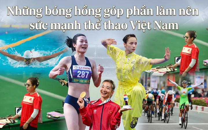 Những bóng hồng góp phần làm nên sức mạnh thể thao Việt Nam