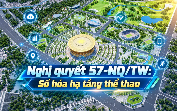 Nghị quyết 57-NQ/TW: Số hóa hạ tầng thể thao