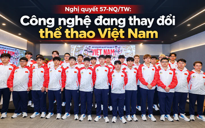 Nghị quyết 57-NQ/TW: Công nghệ đang thay đổi thể thao Việt Nam