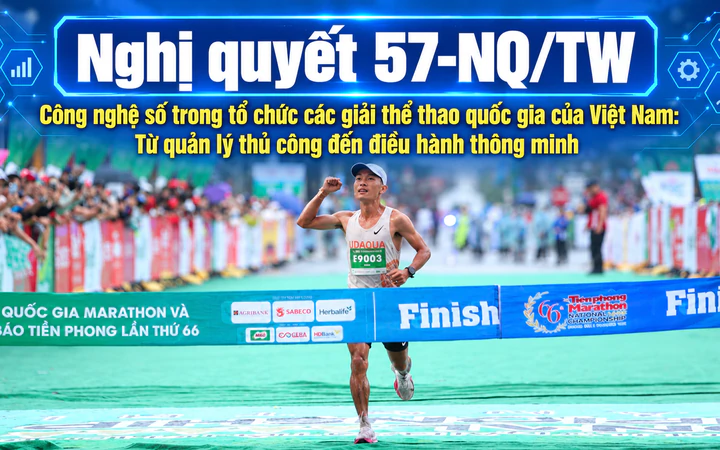 Nghị quyết 57-NQ/TW: Công nghệ số trong tổ chức các giải thể thao quốc gia của Việt Nam