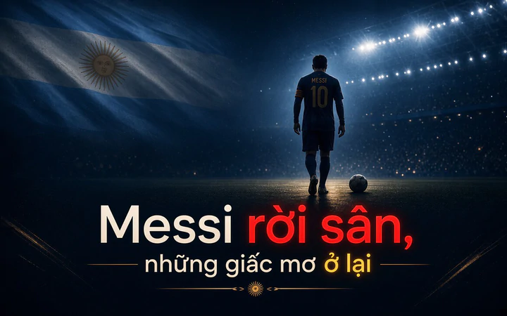 Messi rời sân, những giấc mơ ở lại