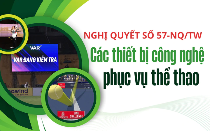 Nghị quyết số 57-NQ/TW: Khi công nghệ phục vụ thể thao