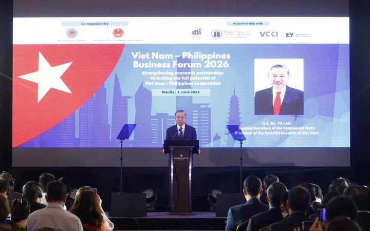 Tổng Bí thư, Chủ tịch nước Tô Lâm và Tổng thống Philippines dự Diễn đàn Doanh nghiệp Việt Nam - Philippines