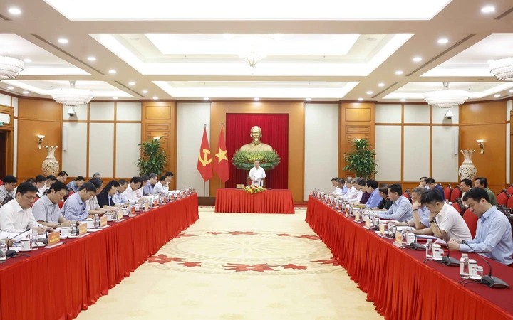 Thông báo Kết luận của Tổng Bí thư, Chủ tịch nước Tô Lâm tại buổi làm việc với Ban Tổ chức Trung ương về trọng tâm công tác xây dựng Đảng, công tác tổ chức, cán bộ