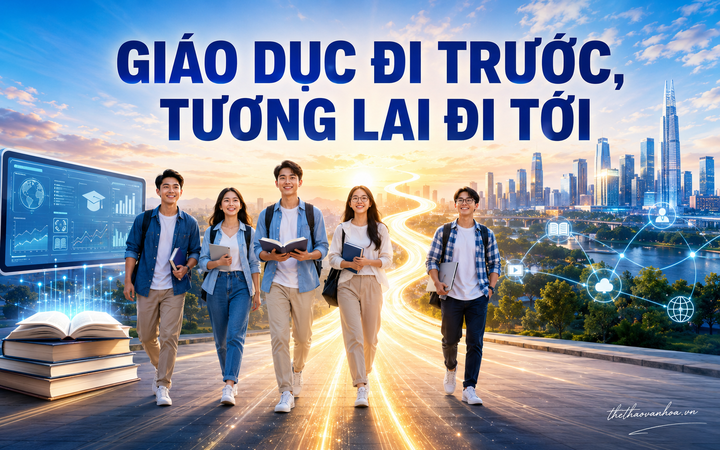 Giáo dục đi trước, tương lai đi tới