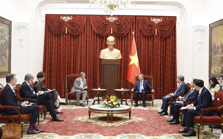 Tổng Bí thư, Chủ tịch nước Tô Lâm tiếp Phó chủ tịch Quốc hội Cộng hòa Liên bang Đức