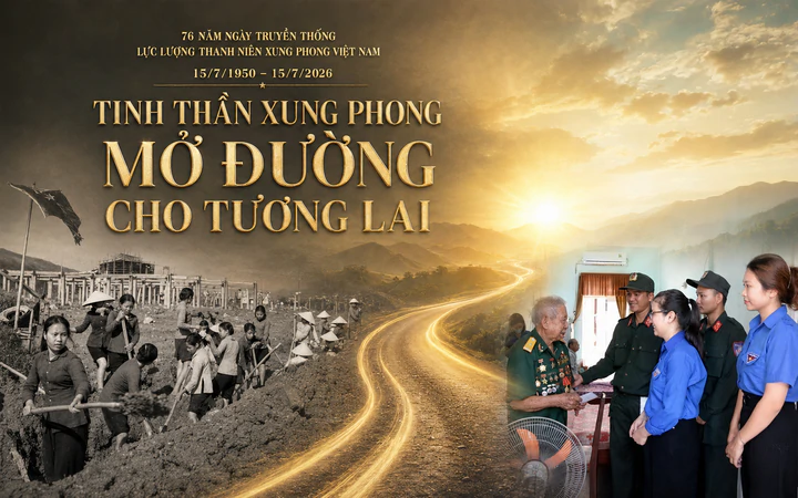 Tinh thần xung phong mở đường cho tương lai
