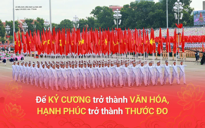 Để kỷ cương trở thành văn hóa, hạnh phúc trở thành thước đo