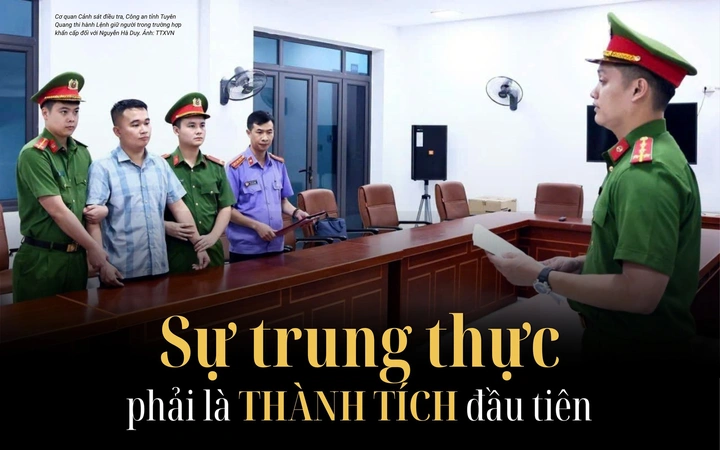 Sự trung thực phải là thành tích đầu tiên