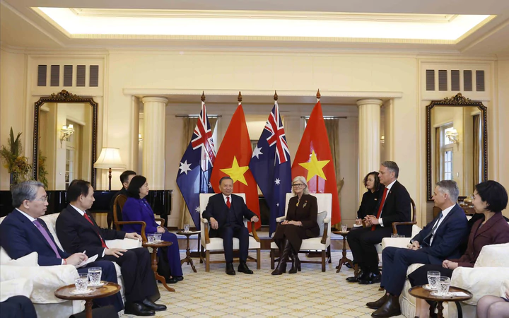 Lễ đón Tổng Bí thư, Chủ tịch nước Tô Lâm thăm cấp Nhà nước Australia