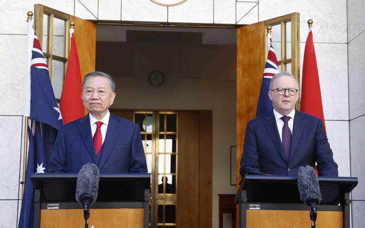 Tổng Bí thư, Chủ tịch nước Tô Lâm và Thủ tướng Australia gặp gỡ báo chí