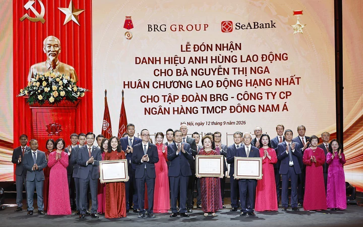 Chủ tịch Quốc hội Trần Thanh Mẫn dự Lễ đón nhận danh hiệu Anh hùng Lao động, Huân chương Lao động của Tập đoàn BRG
