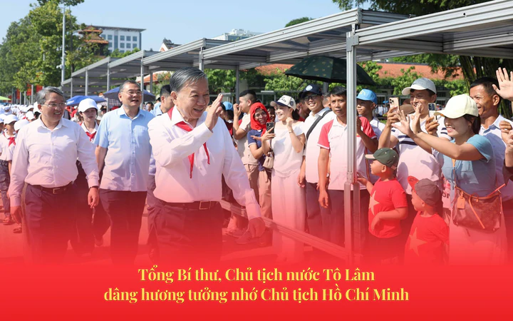 Tổng Bí thư, Chủ tịch nước Tô Lâm dâng hương tưởng nhớ Chủ tịch Hồ Chí Minh