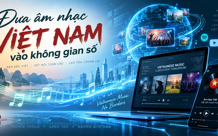 Đưa âm nhạc Việt Nam vào không gian số