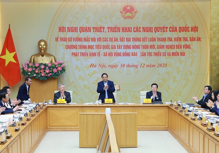 Thủ tướng chủ trì hội nghị tháo gỡ khó khăn các dự án vùng đồng bào dân tộc