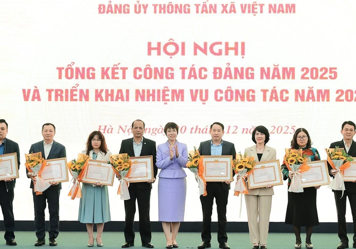 Đảng uỷ Thông tấn xã Việt Nam Tổng kết công tác năm 2025 và triển khai nhiệm vụ 2026
