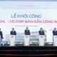 Tổng Bí thư và Thủ tướng dự Lễ khởi công Nhà máy chế tạo chip bán dẫn công nghệ cao