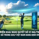 Triển khai Nghị quyết số 57-NQ/TW: Chuyển đổi số trong Golf Việt Nam đang định hình cuộc chơi