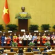 Thủ tướng Chính phủ Lê Minh Hưng và Chủ tịch Quốc hội Trần Thanh Mẫn gặp mặt nữ đại biểu Quốc hội khóa XVI
