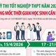 Kỳ thi tốt nghiệp THPT năm 2026: Những mốc thời gian học sinh cần lưu ý