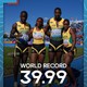 Jamaica lập kỷ lục thế giới về chạy tiếp sức, phá vỡ cột mốc 40 giây