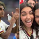 Bạn gái người mẫu của Lamine Yamal vỡ òa khi Tây Ban Nha vào chung kết World Cup 2026