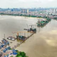 Hà Nội: Cầu Trần Hưng Đạo đạt gần 40% khối lượng, bắt đầu lắp dầm thép