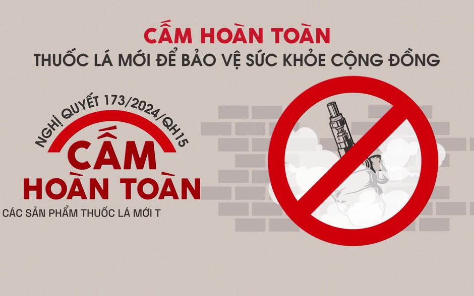 Cấm hoàn toàn thuốc lá mới - Để bảo vệ sức khẻo cộng đồng!