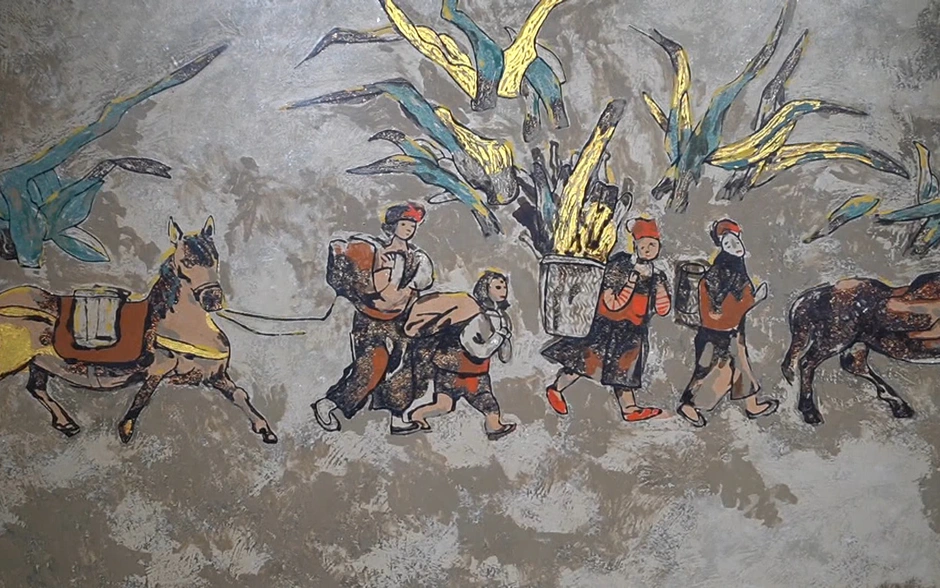 ‘Mùa xuân biên cương’ trong tranh họa sĩ Đỗ Đức