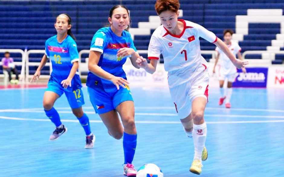 Đội tuyển futsal nữ Việt Nam thắng trận đầu tiên tại giải Đông Nam Á 2026