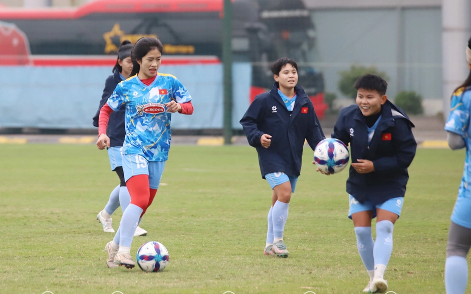 Đội tuyển nữ Việt Nam tăng tốc rèn luyện hướng tới VCK châu Á 2026