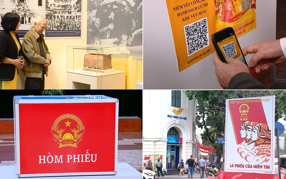 Từ hòm phiếu kỷ vật Tổng tuyển cử đầu tiên đến kỳ bầu cử ‘chuyển đổi số’ năm 2026
