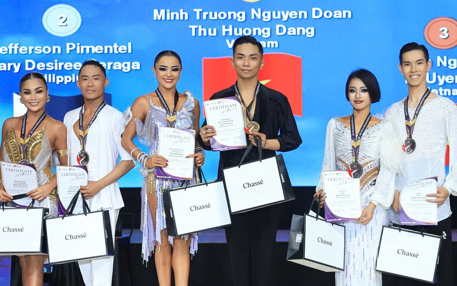 DanceSport Việt Nam xếp nhất Đông Nam Á với 6 HCV