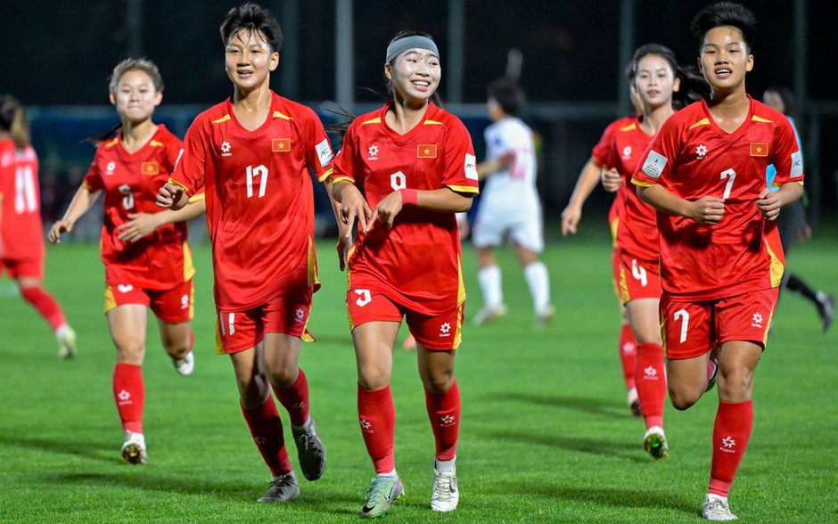 VIDEO U17 nữ Việt Nam 2-1 U17 nữ Myanmar: Ngoạn mục vào Tứ kết châu Á 2026