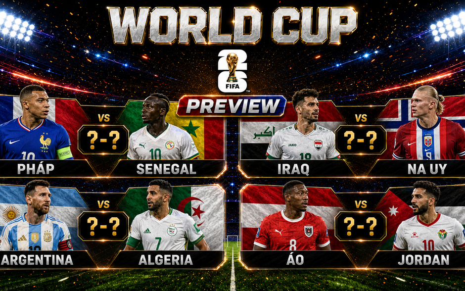 VIDEO Bản tin PREVIEW World Cup 2026: Argentina khẳng định vị thế, Pháp thận trọng tìm 3 điểm đầu tay