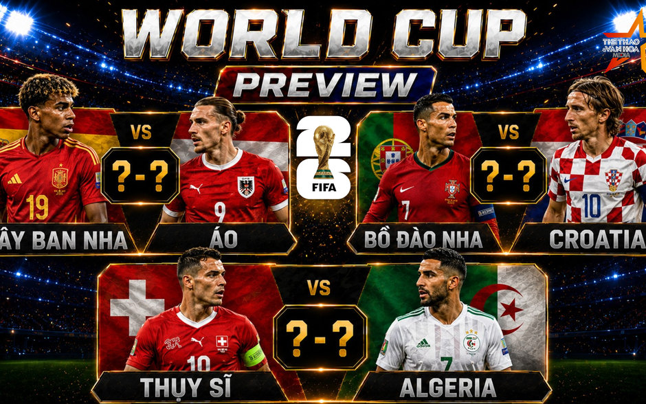 VIDEO Bản tin PREVIEW World Cup 2026 ngày 1/7: Đẳng cấp Ronaldo đối đầu bản lĩnh Modric