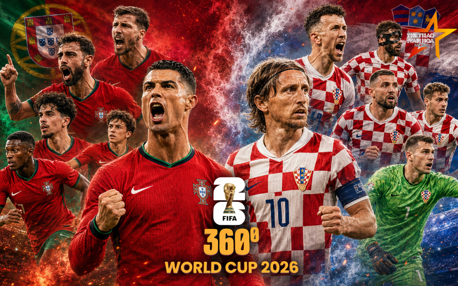 VIDEO Talkshow 360 độ World Cup 2026: Ronaldo và Modric - Cuộc đối đầu giữa 2 huyền thoại