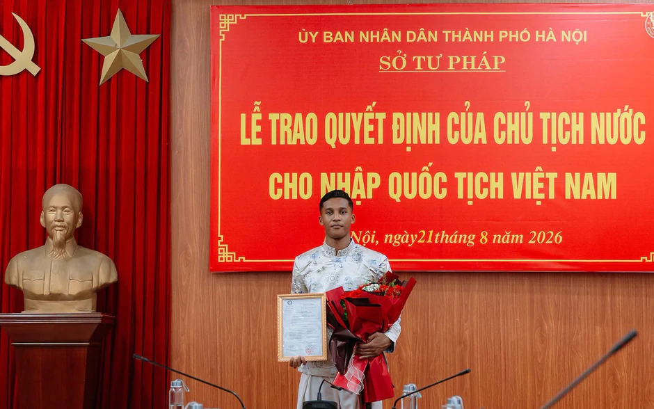 Nguyễn Adou Legley Minh tự hào là người Việt Nam