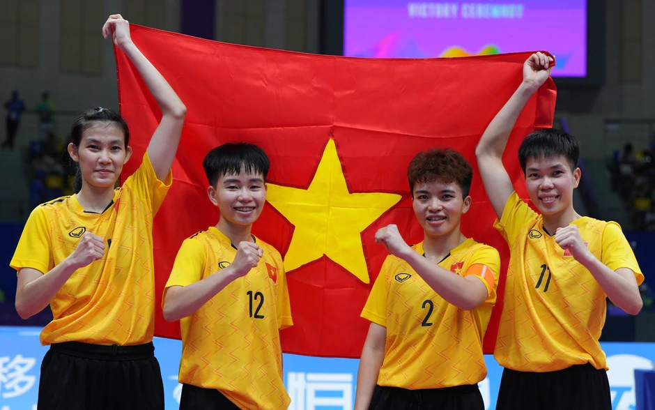 Cầu mây nữ Việt Nam quyết tâm chinh phục HCV tại ASIAD 20 